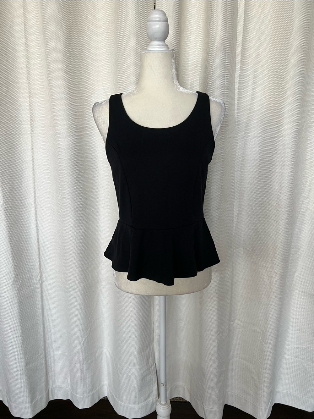 Express Black Peplum Tank
